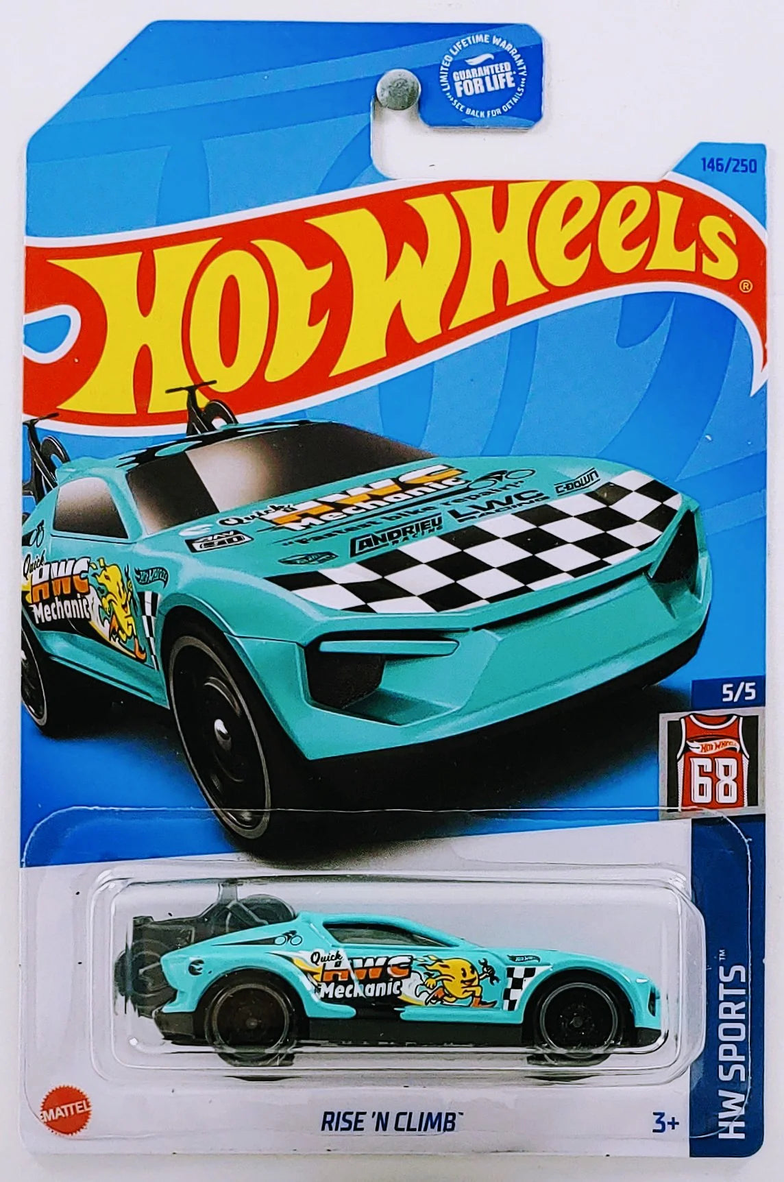 HOT WHEELS 2023 - 146/250 - HW SPORTS 5/5 - RISE 'N CLIMB - TREASURE HUNTS