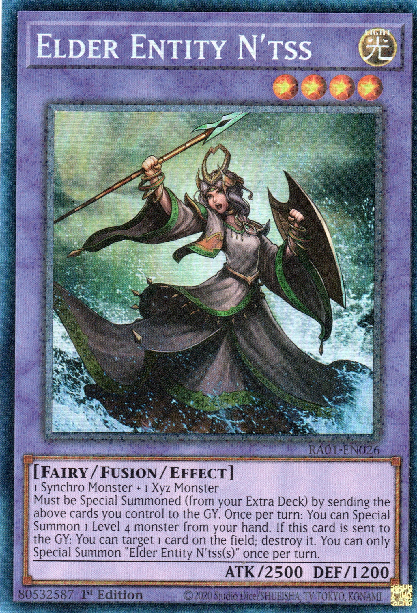 ELDER ENTITY N'TSS - RA01-EN026 - PRISMATIC COLLECTOR'S RARE