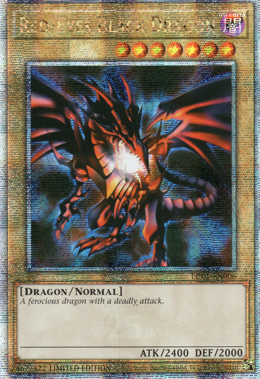 RED-EYES BLACK DRAGON - LC01-EN006 - QUARTER CENTURY SECRET RARE - LIMITED EDITION