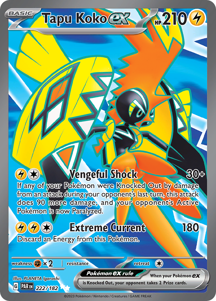 TAPU KOKO EX - 222/182 - PARADOX RIFT