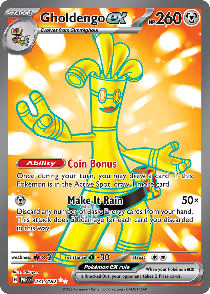 GHOLDENGO EX - 231/182 - PARADOX RIFT
