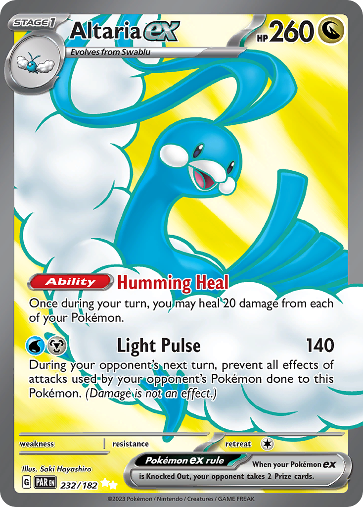 ALTARIA EX - 232/182 - FULL ART SECRET RARE