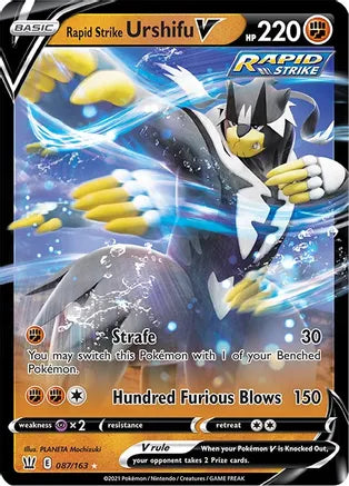 RAPID STRIKE URSHIFU V - 087/163 - ULTRA RARE