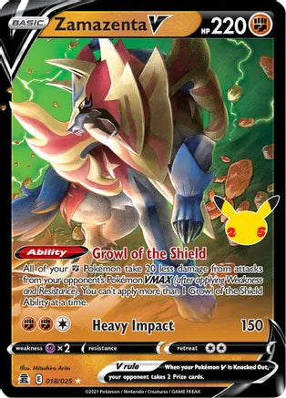 ZAMAZENTA V - 18/25 - ULTRA RARE