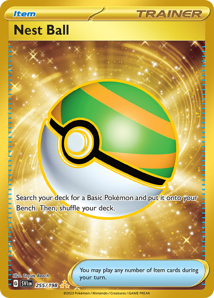 NEST BALL - 225/198 - SCARLET & VIOLET BASE SET