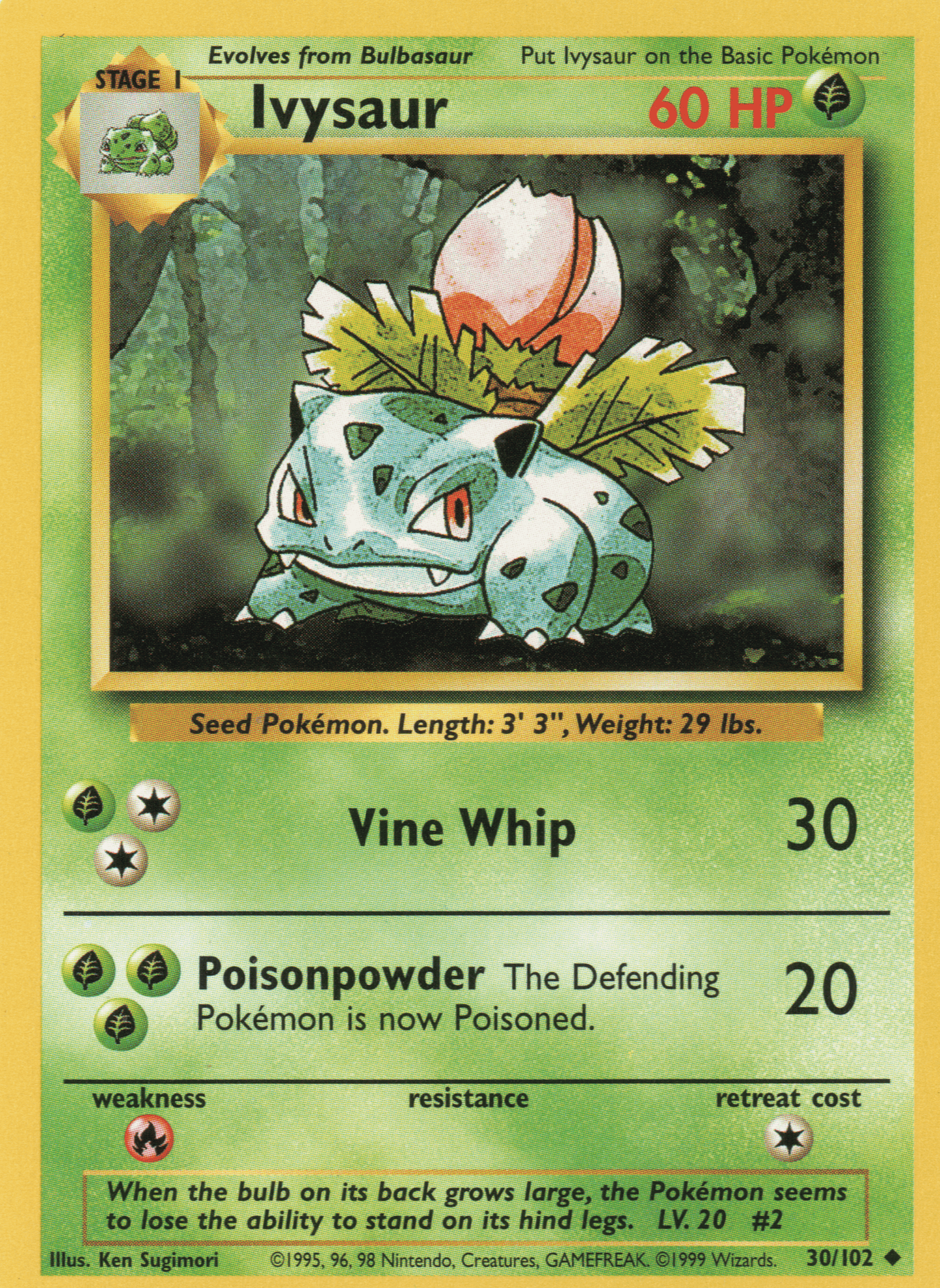 IVYSAUR - 30/102 - UNCOMMON UNLIMITED