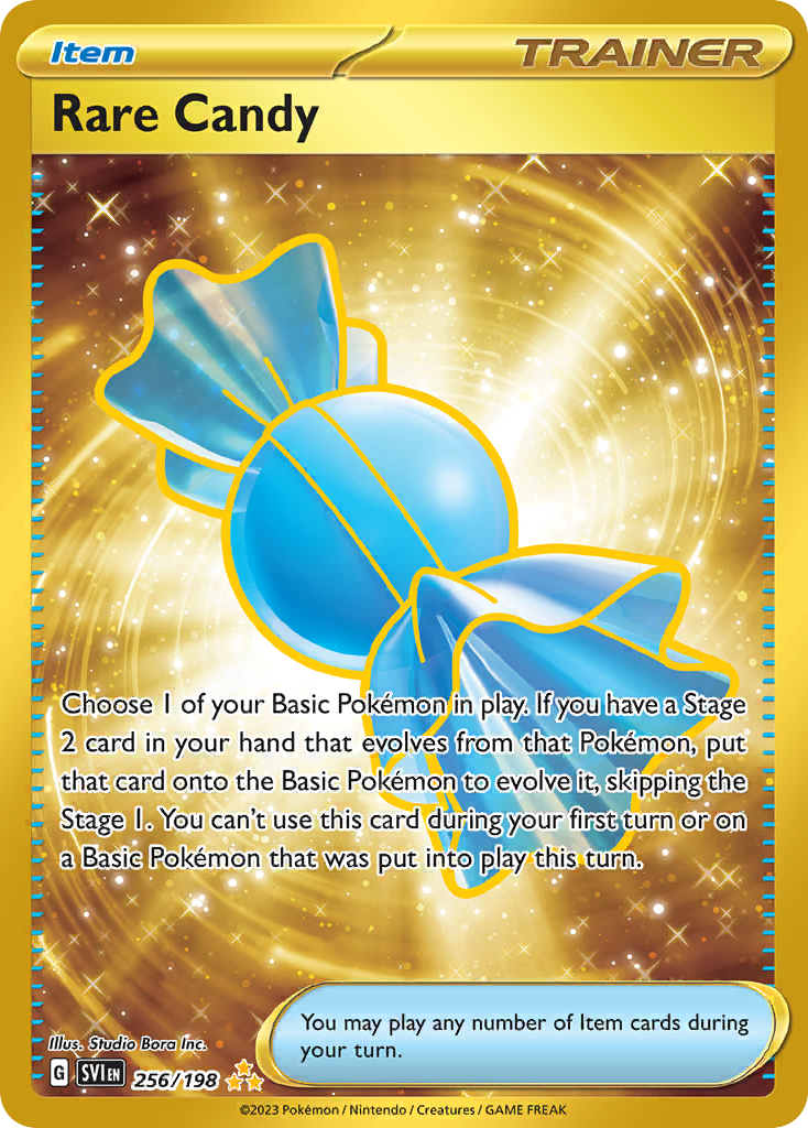 RARE CANDY - 256/198 - SCARLET & VIOLET BASE SET