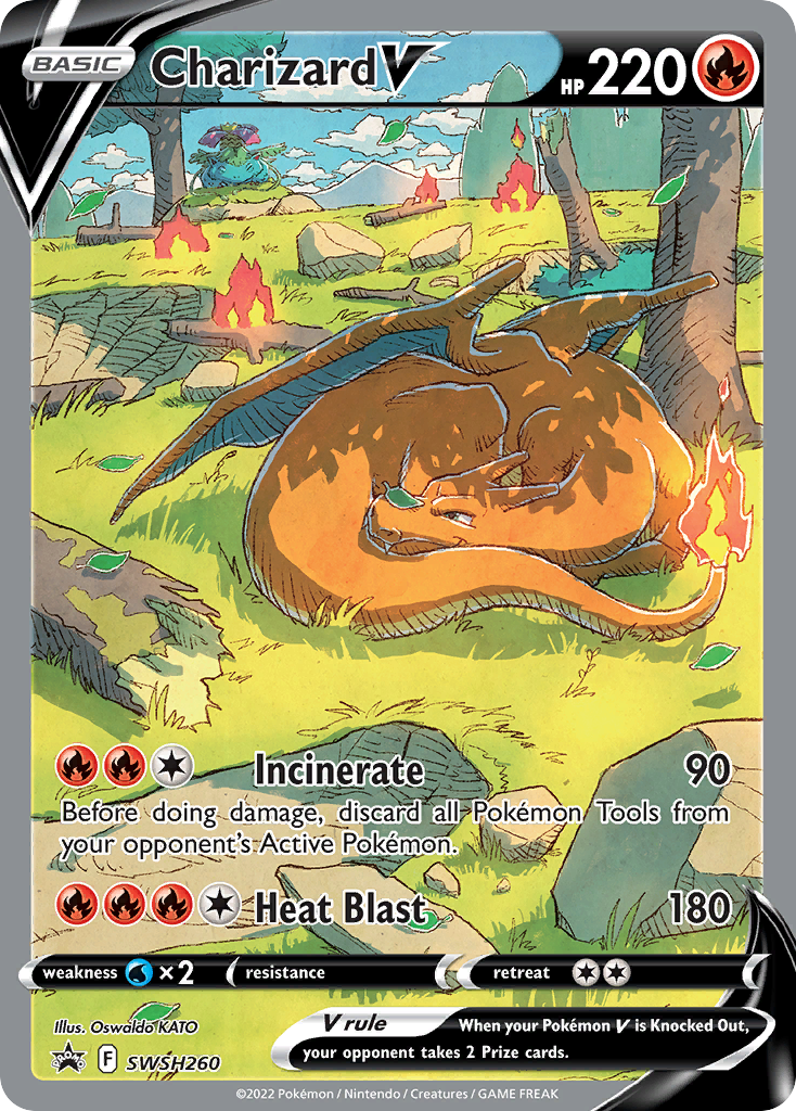 CHARIZARD V - SWSH260 - PROMO