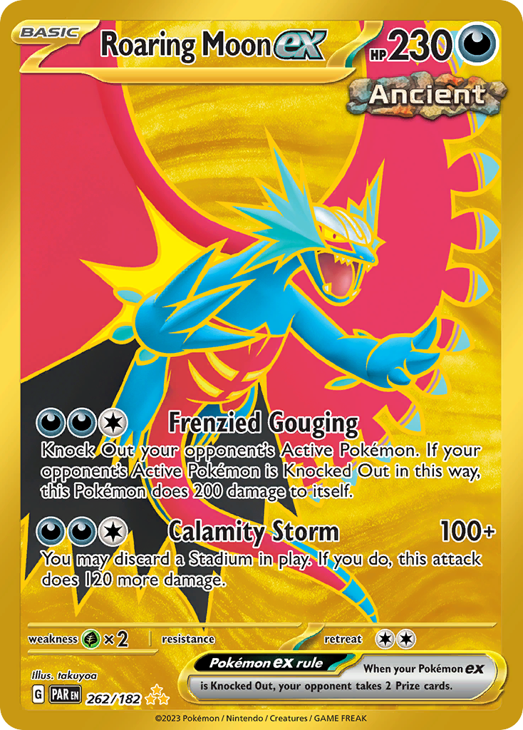 ROARING MOON EX - 262/182 - PARADOX RIFT
