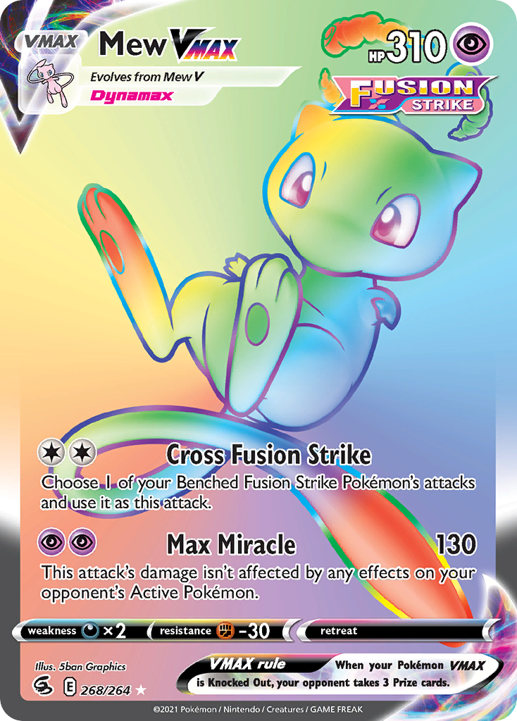 MEW VMAX (SECRET) - 268/264 - FUSION STRIKE