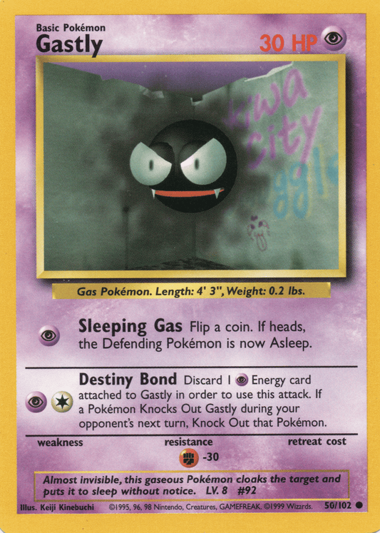 GASTLY - 50/102 - COMMON UNLIMITED