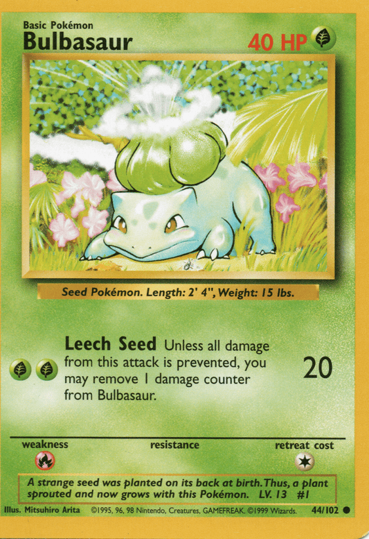 BULBASAUR - 44/102 - COMMON UNLIMITED