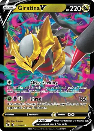 GIRATINA V - 130/196 - ULTRA RARE