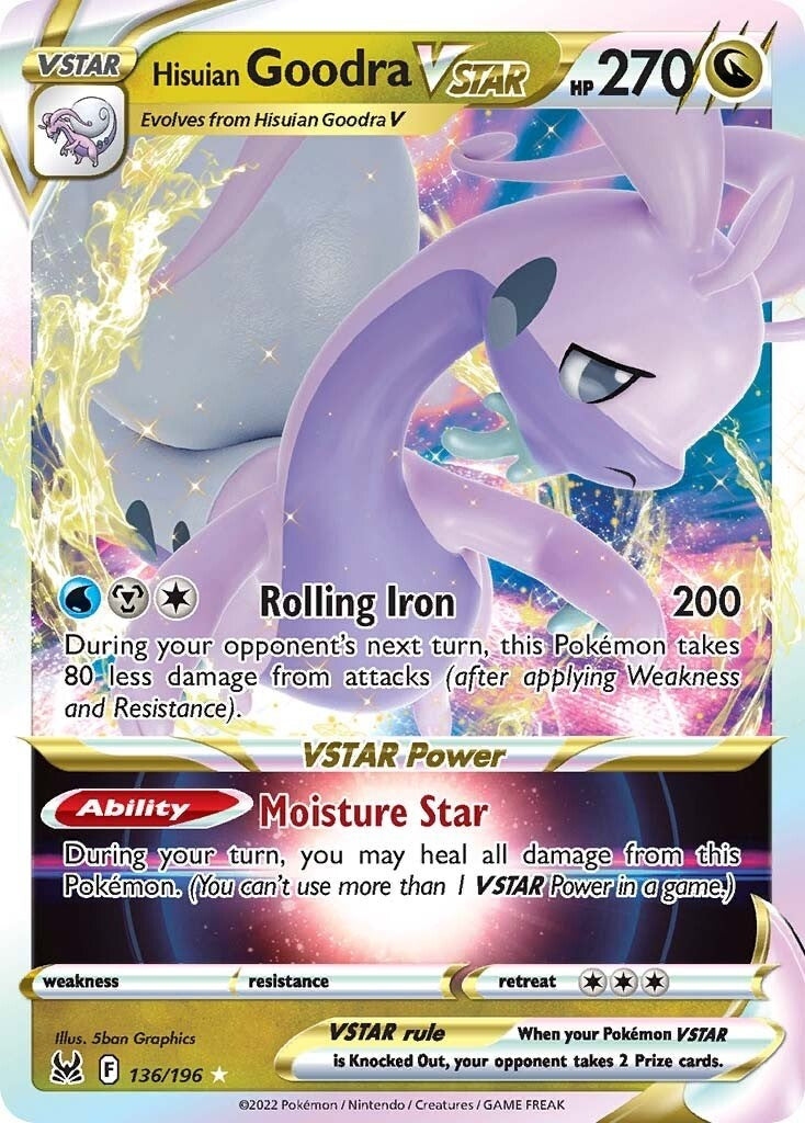 HISUIAN GOODRA VSTAR - 136/196 - ULTRA RARE