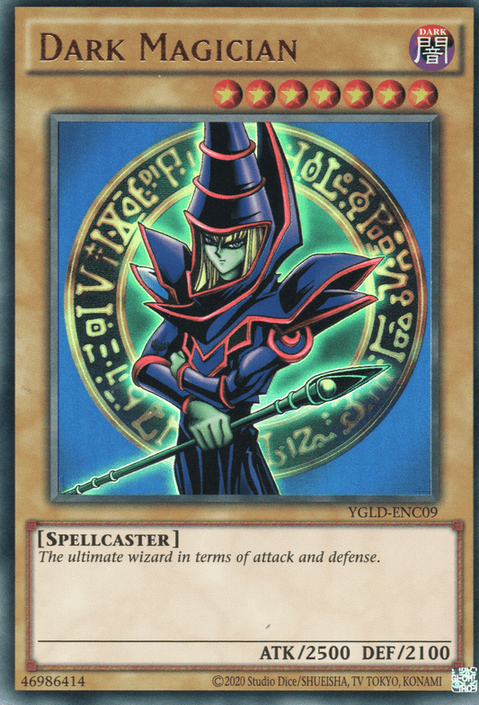 DARK MAGICIAN - YGLD-ENC09 - ULTRA RARE UNLIMITED