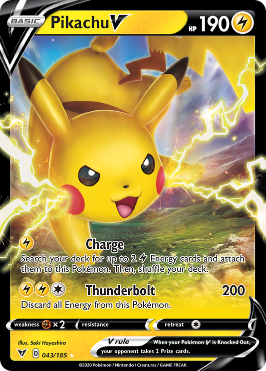 PIKACHU V - 043/185 - ULTRA RARE