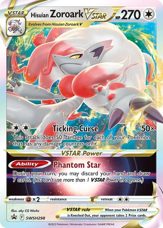 HISUIAN ZOROARK VSTAR - SWSH298 - PROMO