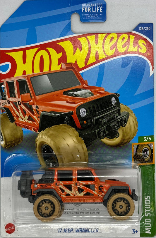 HOT WHEELS - 126/250 - MUD STUDS 3/5 - '17 JEEP WRANGLER