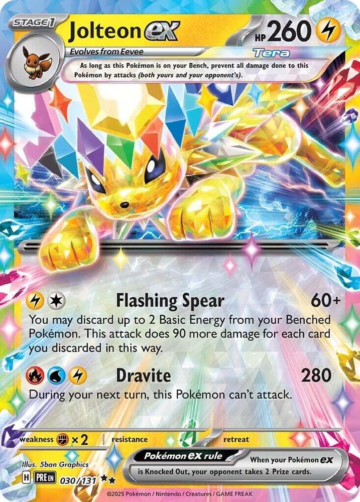 JOLTEON EX - 030/131 - PRISMATIC EVOLUTIONS