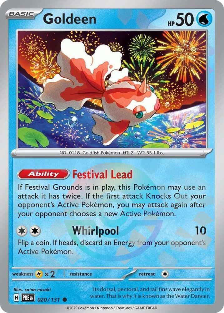 GOLDEEN (POKE BALL) - 020/131 - PRISMATIC EVOLUTIONS