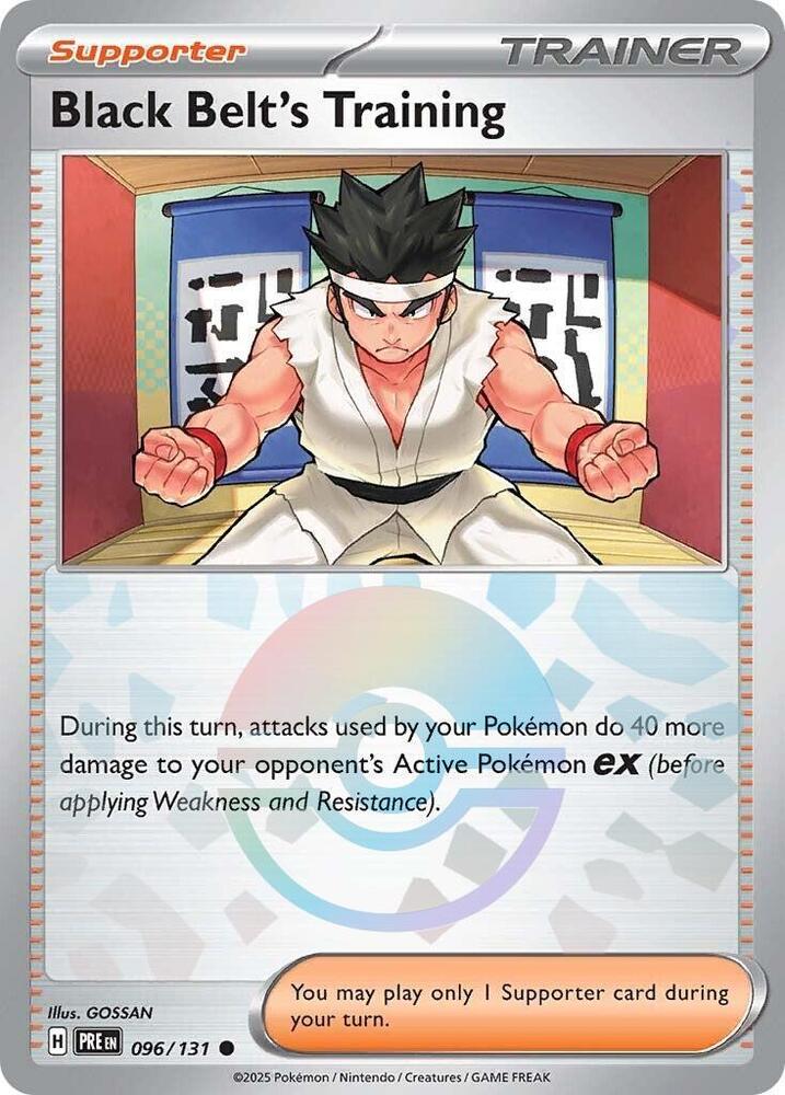 BLACK BELT'S TRAINING (POKE BALL) - 096/131 - PRISMATIC EVOLUTIONS