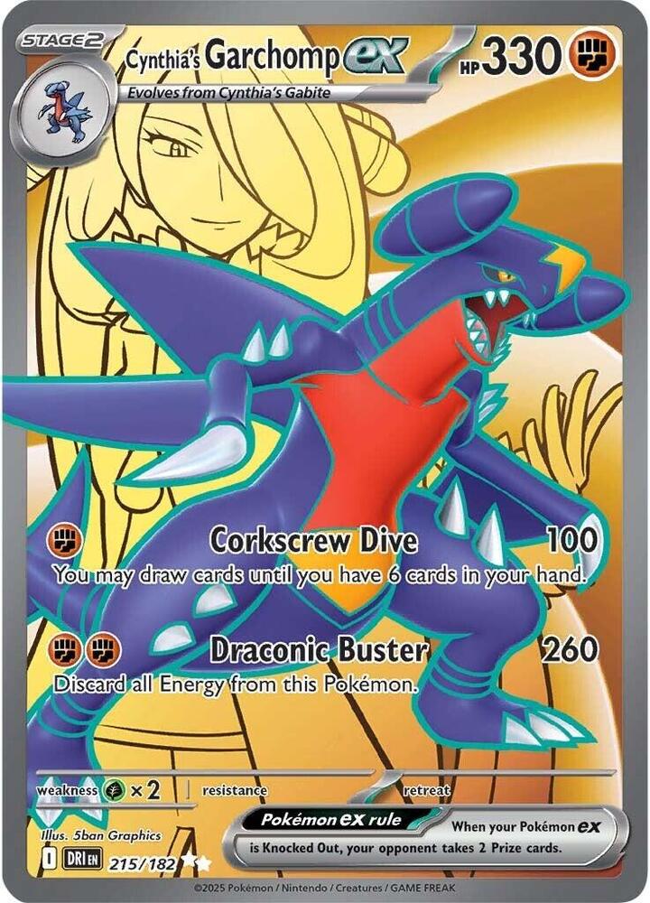 CYNTHIA'S GARCHOMP EX - 204  - PROMO