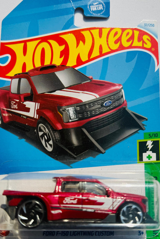 HOT WHEELS 2024 - 037/250 - HW GREEN SPEED 5/10 - FORD F-150 LIGHTNING CUSTOM