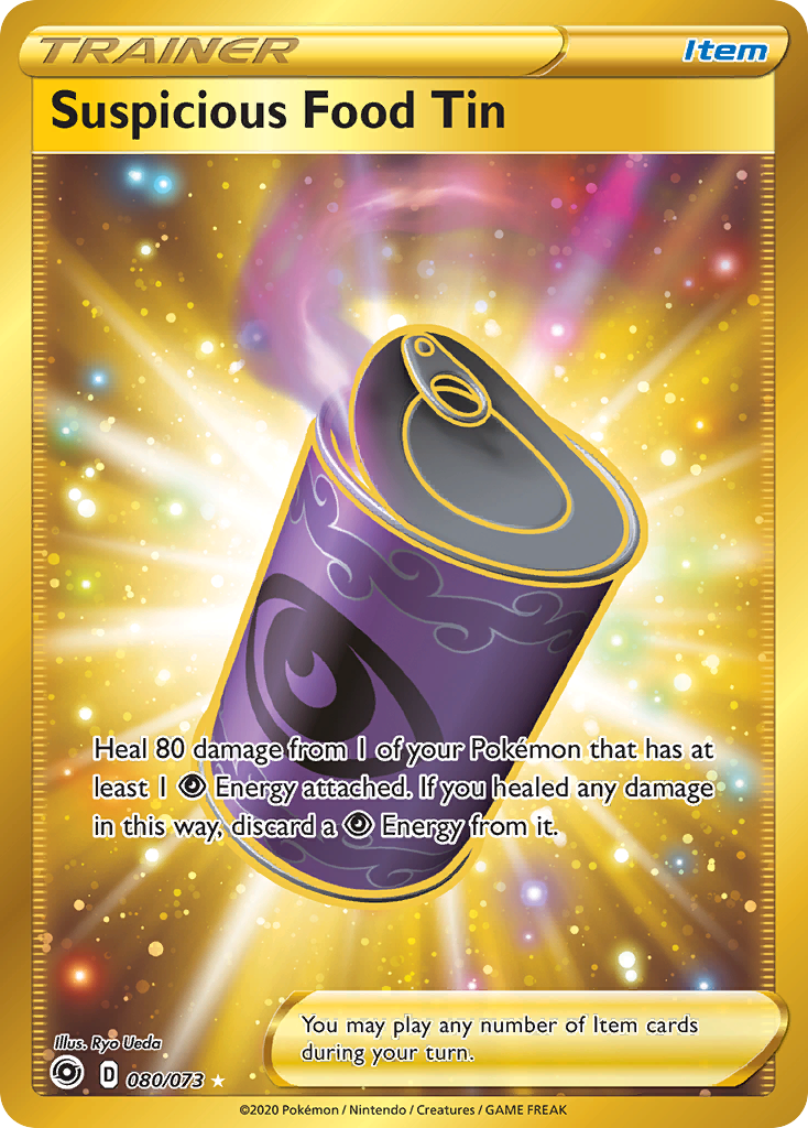 SUSPICIOUS FOOD TIN - 080/073 -  SECRET RARE