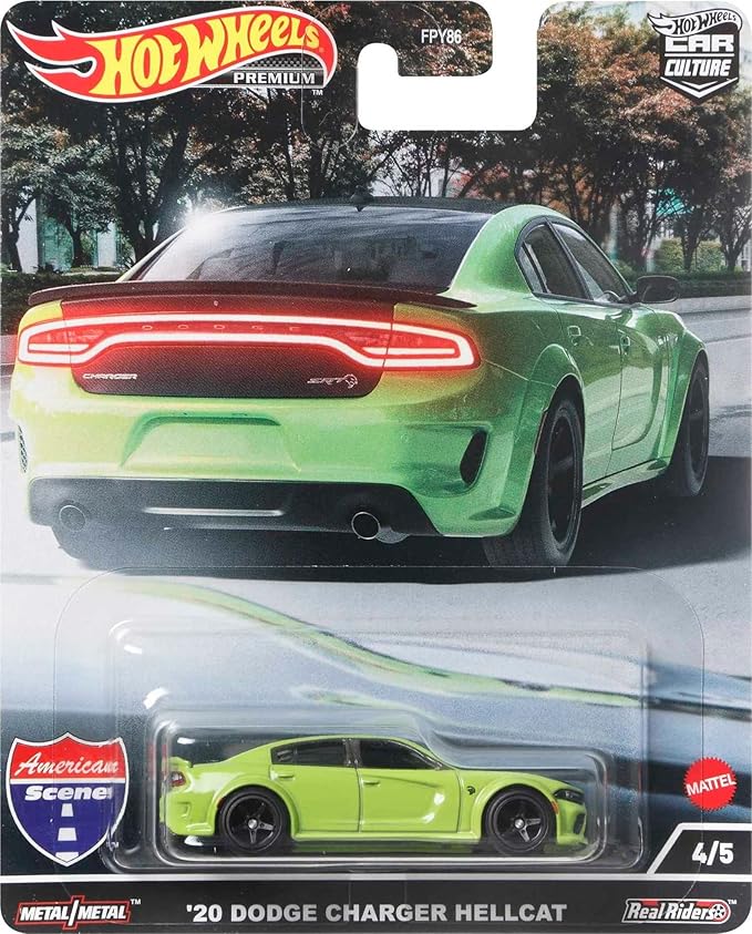 '20 DODGE CHARGER HELLCAT - HOT WHEELS PREMIUM