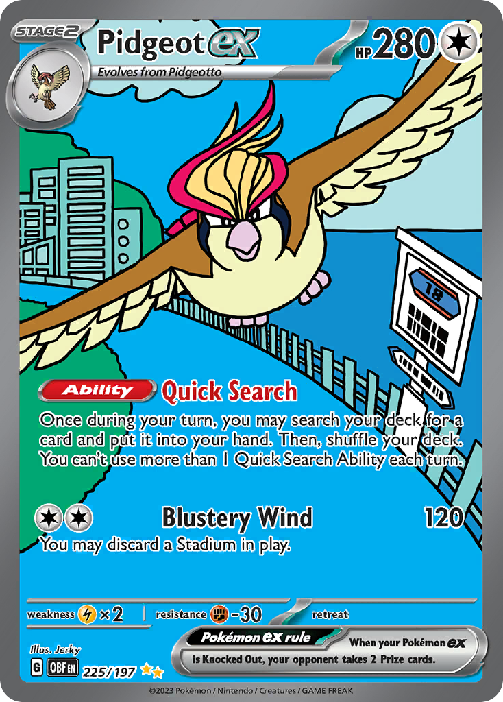 PIDGEOT -225/197 - OBSIDIAN FLAMES