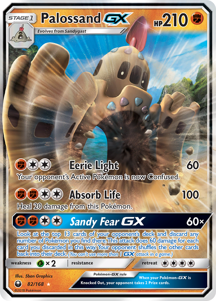 PALOSSAND GX - 82/168 - ULTRA RARE