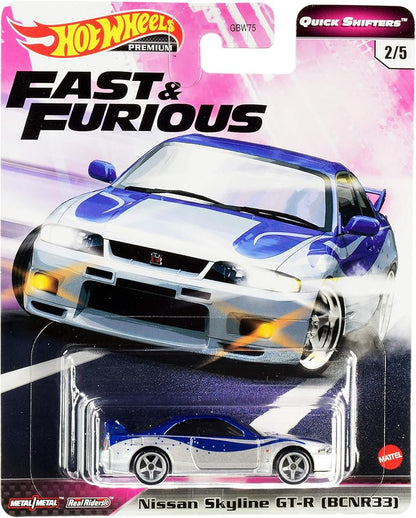 NISSAN SKYLINNE  GT-R BCNR33 - HOT WHEELS PREMIUM