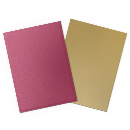 DRAGON SHIELD - POMEGRANATE & GOLD -  MATTE DUAL SLEEVES