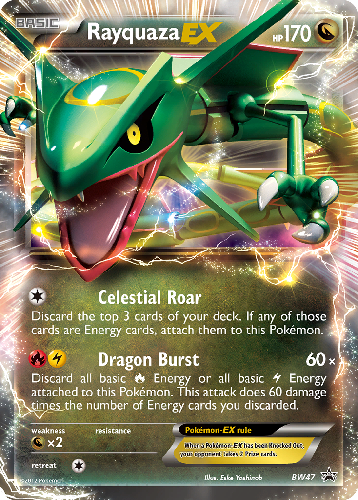 RAYQUAZA EX - BW47 - ULTRA RARE
