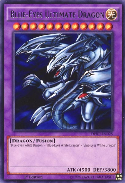 BLUE-EYES ULTIMATE DRAGON - DPRP-EN025 - RARE 1ST EDITION