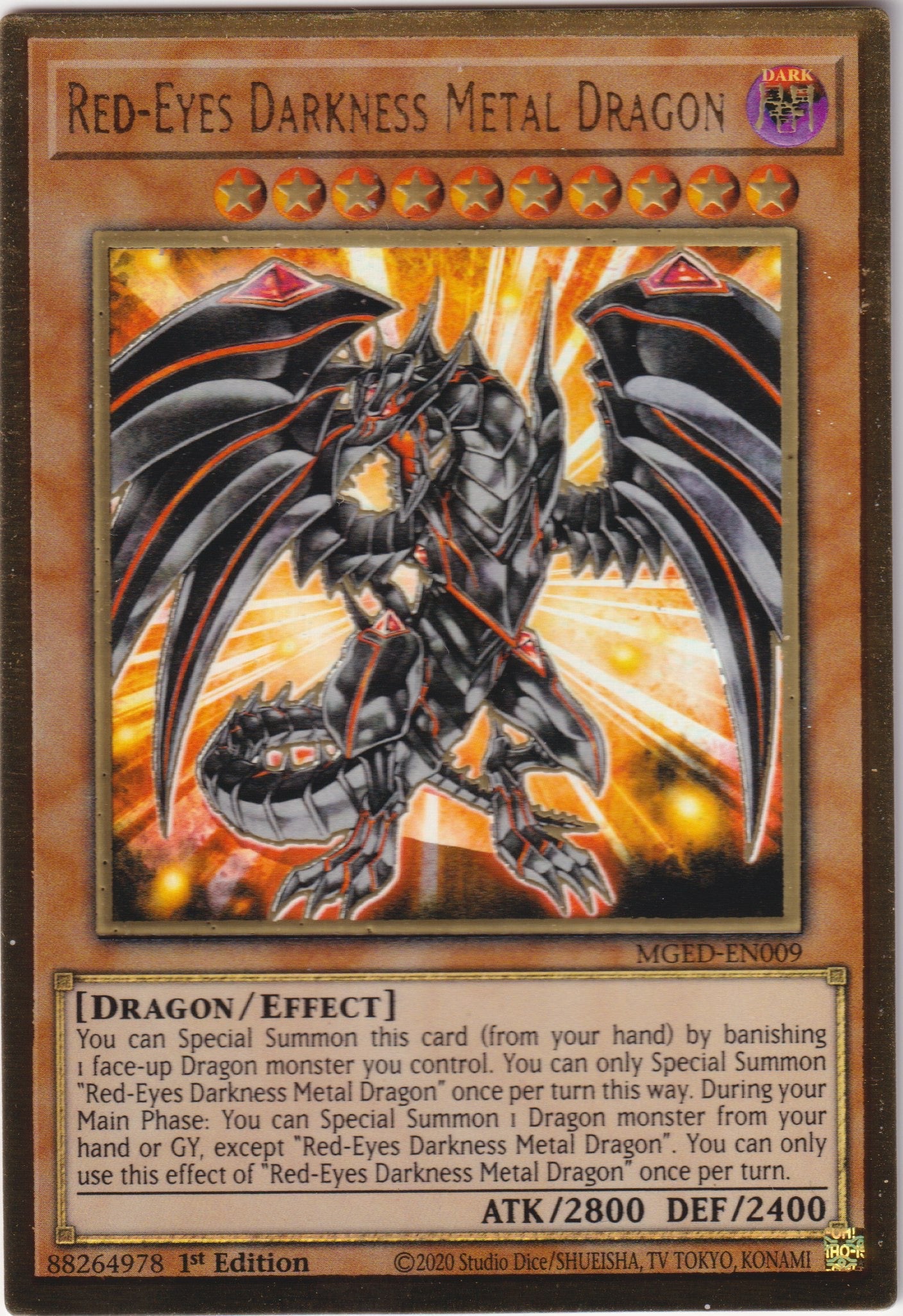 RED-EYES DARKNESS METAL DRAGON - MGEED-EN069