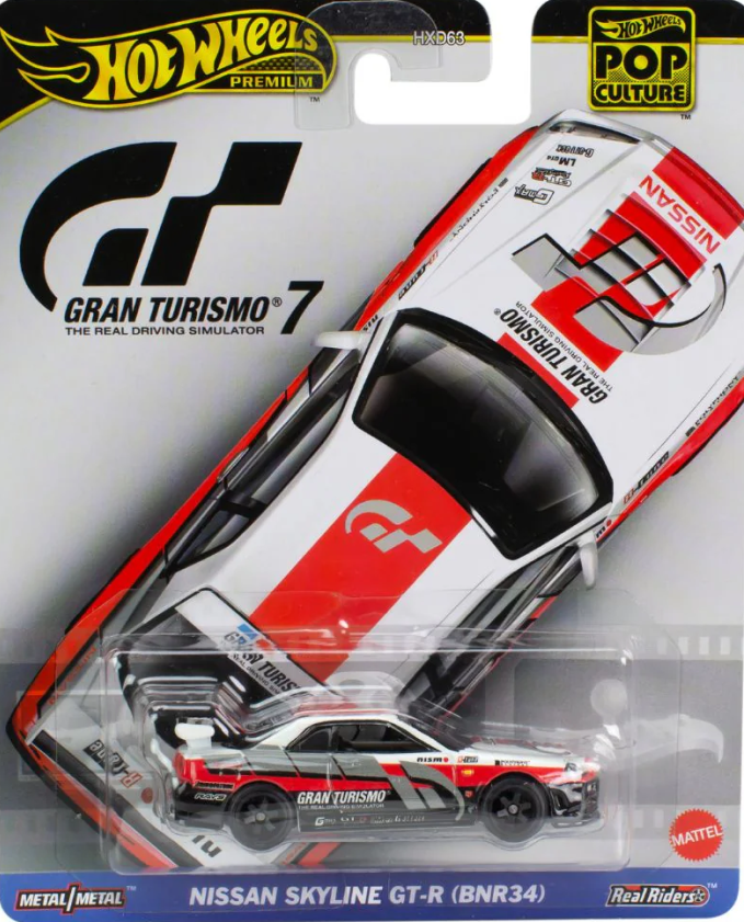 NISSAN SKYLINE GT-R BNR34 GT7 - HOT WHEELS PREMIUM