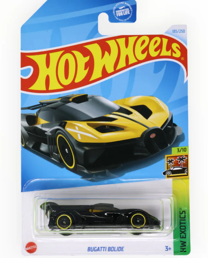 HOT WHEELS - BUGATTI BOLIDE - YELLOW