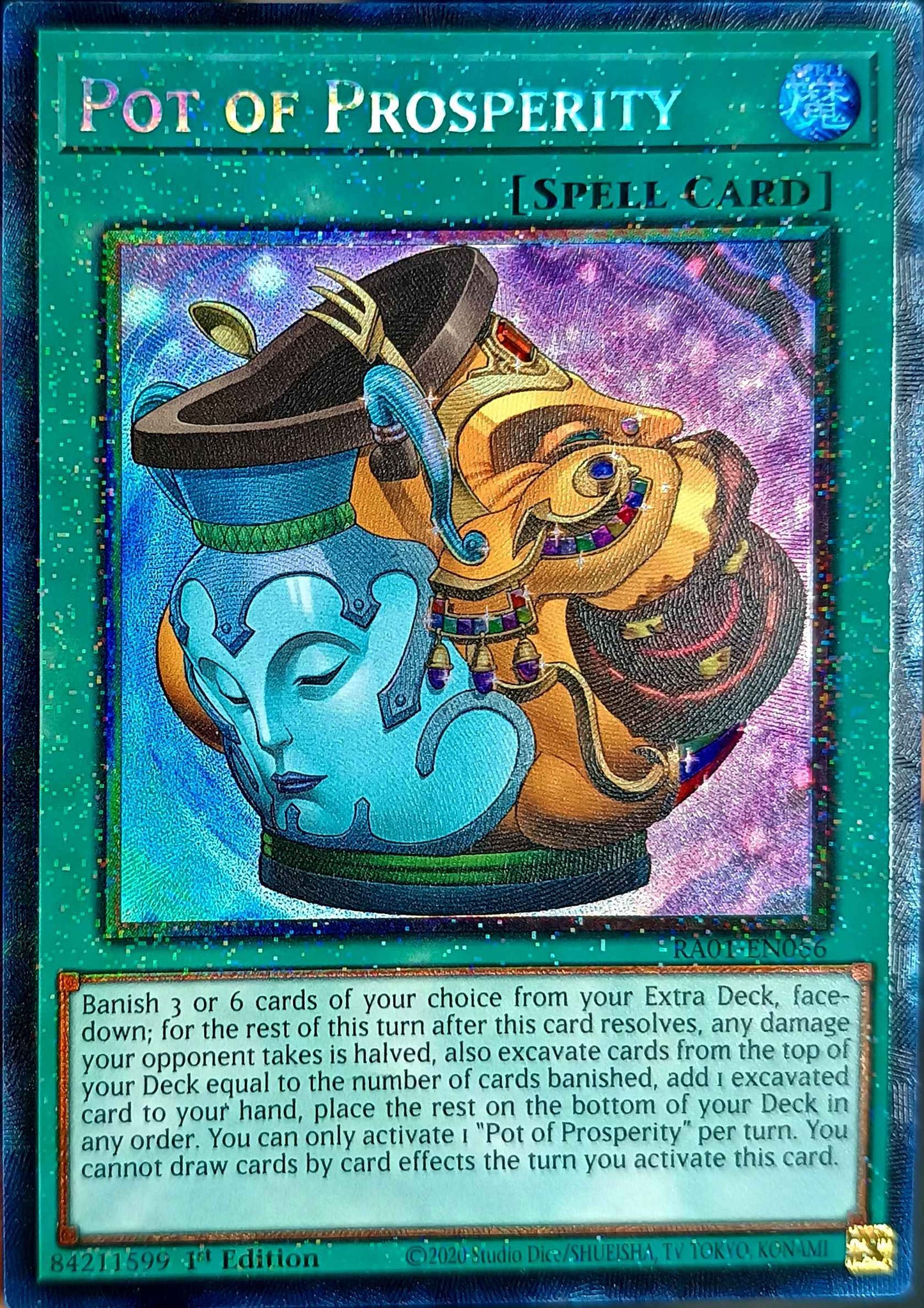 POT OF PROSPERITY - RA01-EN066 - PRISMATIC COLLECTOR'S RARE