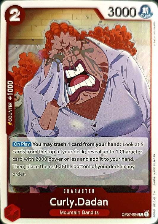 CURLY.DADAN - OP07-004 - RARE - FOIL