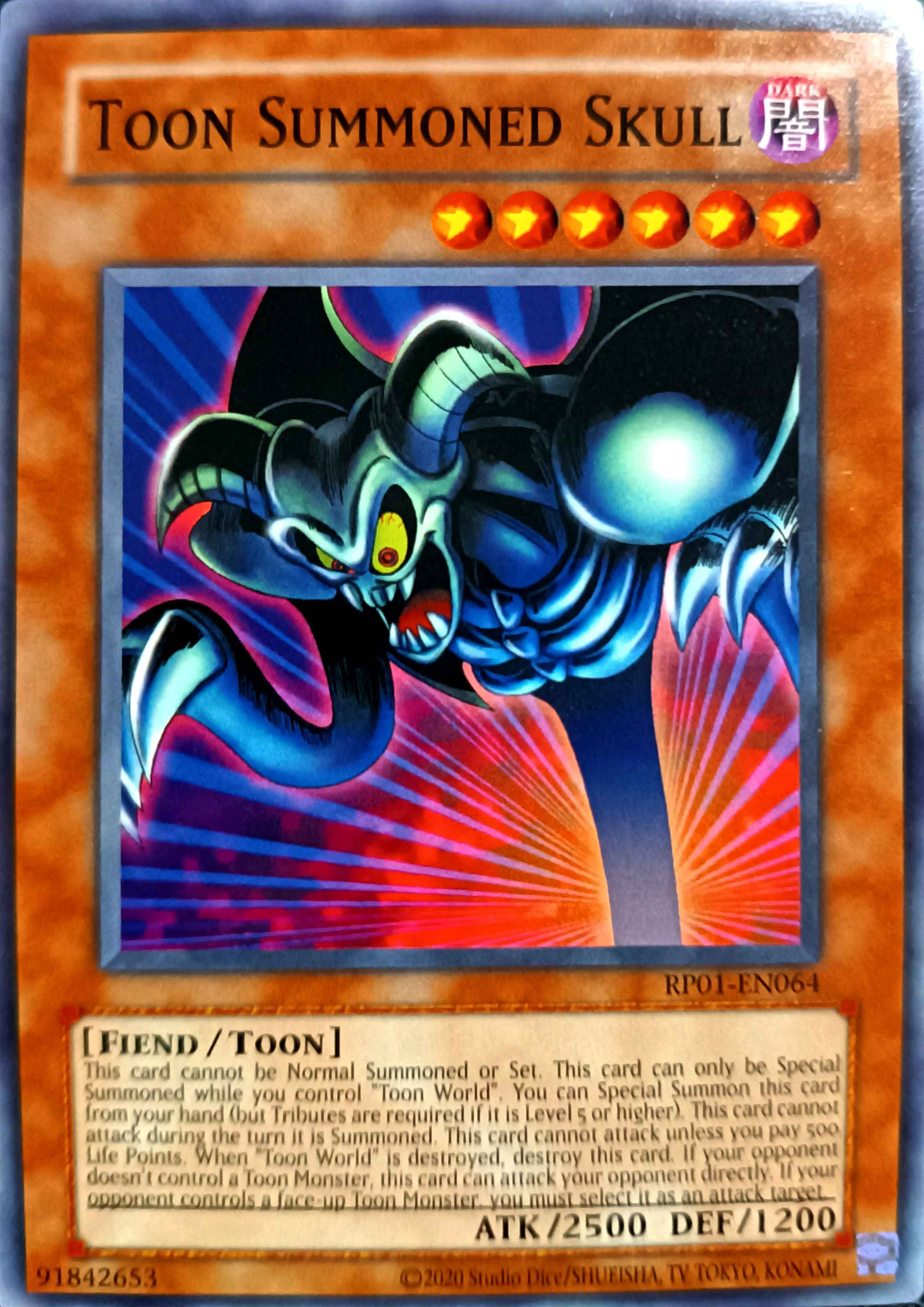 TOON SUMMONED SKULL - RP01-EN064 - COMMON - REPRINT