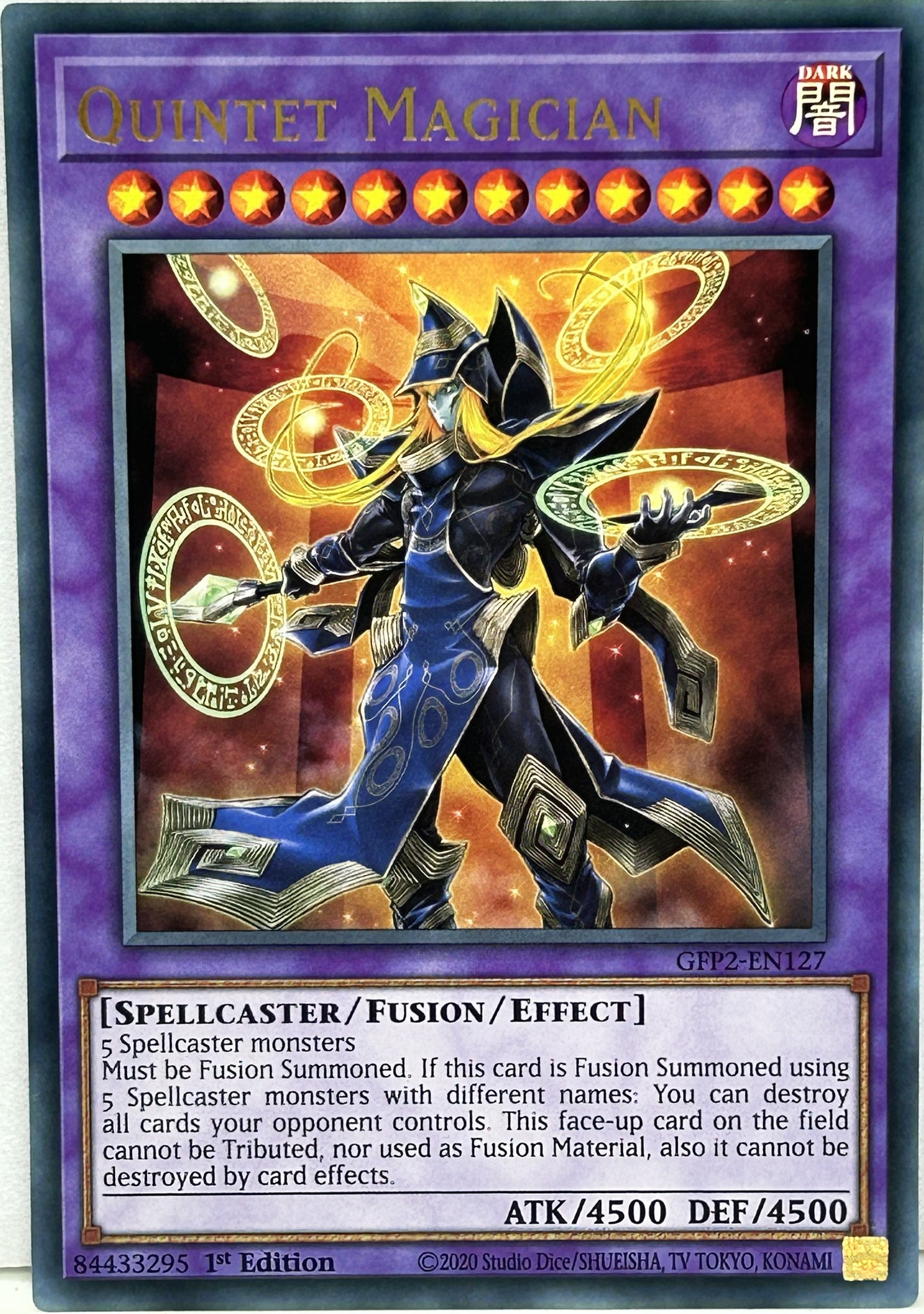 QUINTET MAGICIAN - GFP2-EN127 - ULTRA RARE - 1ST EDITION