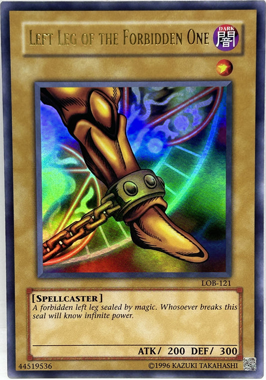 LEFT LEG OF THE FORBIDDEN ONE - LOB-121 - ULTRA RARE UNLIMITED