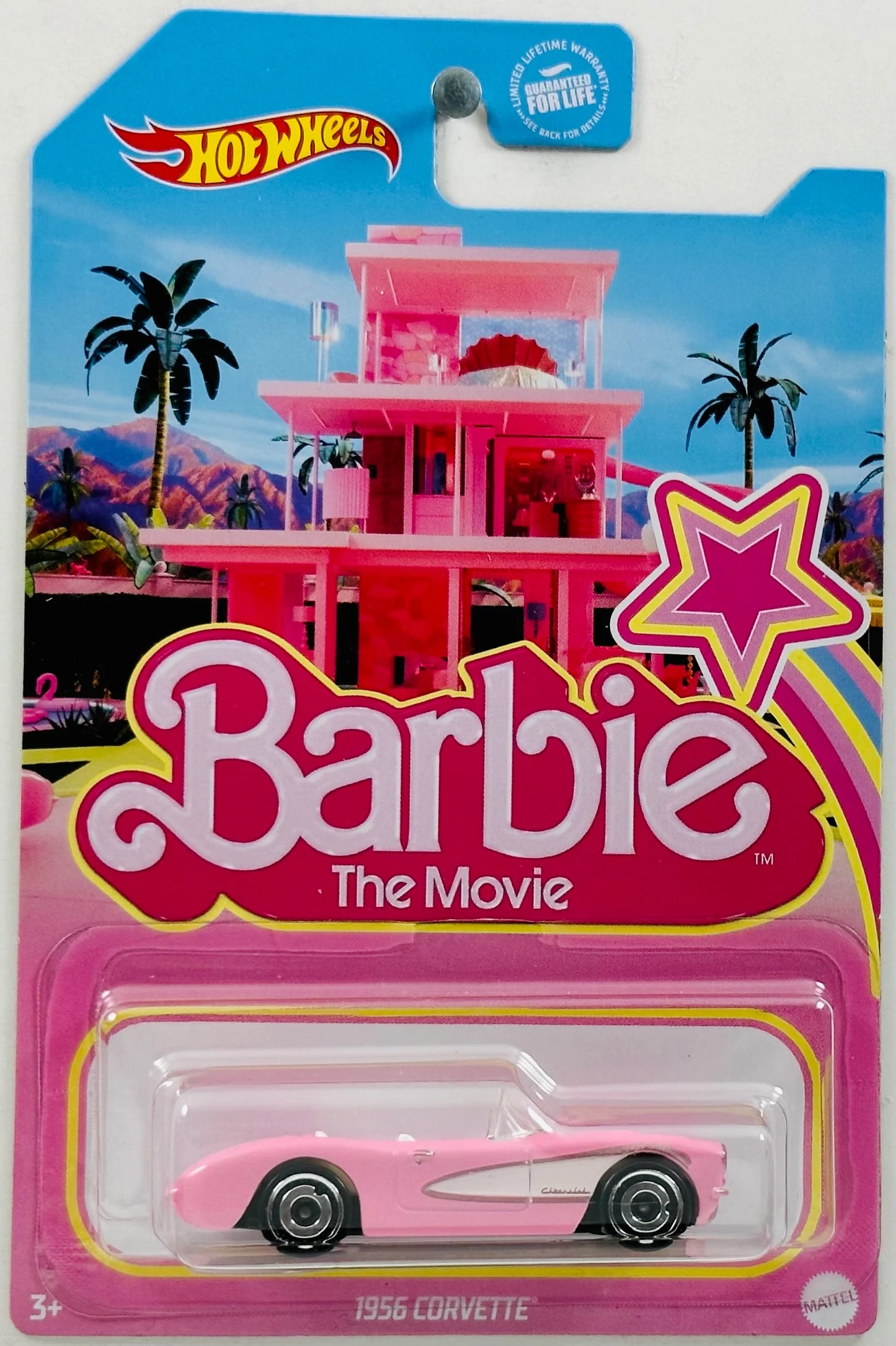 HOT WHEELS 2023 - BARBIE: THE MOVIE  SPECIAL EDITION - 1956 CORVETTE - PINK