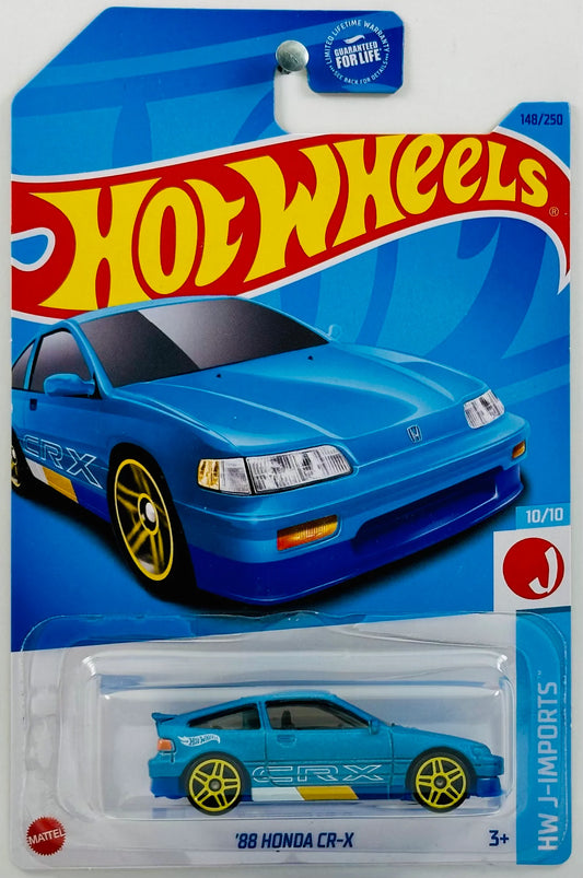 HOT WHEELS 2023 - 148/250 - HW J-IMPORTS 10/10 - '88 HONDA CR-X