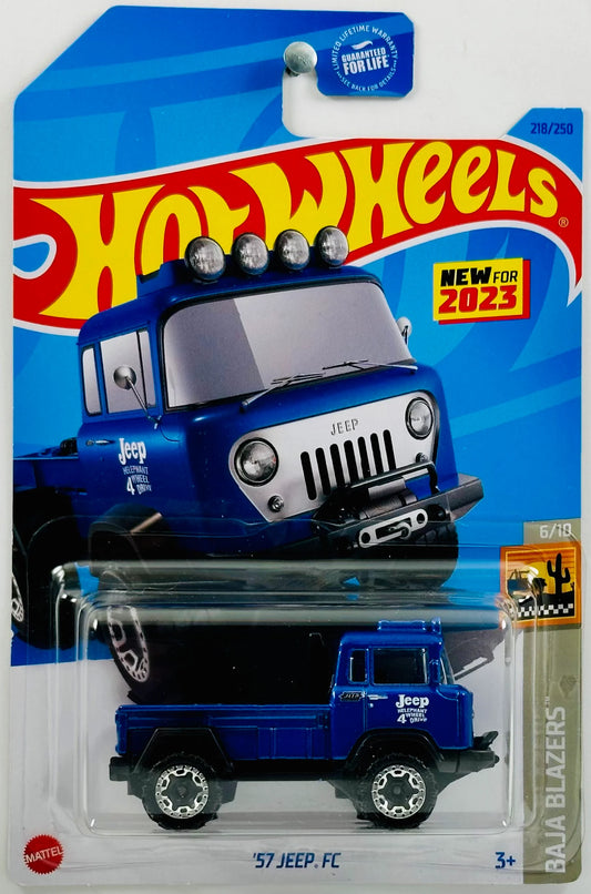 HOT WHEELS 2023 - 218/250 - BAJA BLAZERS -  NEW MODELS - '57 JEEP FC