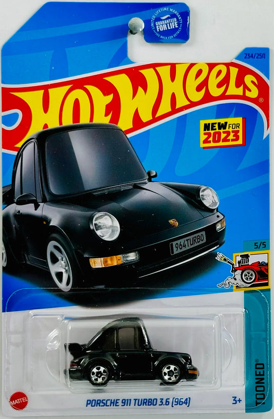 HOT WHEELS 2023 - 234/250 - TOONED 05/05 - NEW MODELS - PORSCHE 911 TURBO 3.6(964)