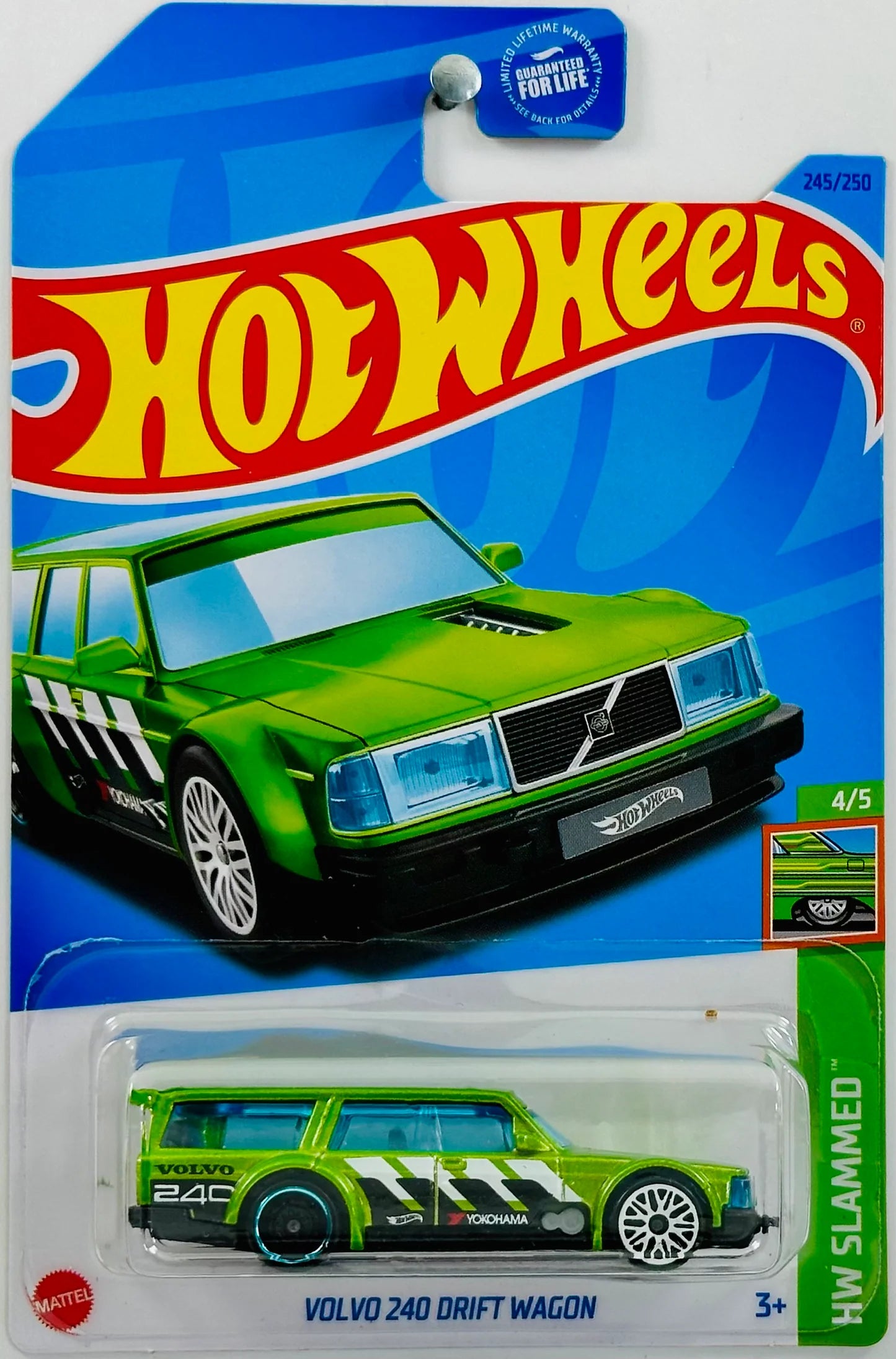 HOT WHEELS 2023 - 245/250 - HW SLAMMED 04/05 - VOLVO 240 DRIFT WAGON