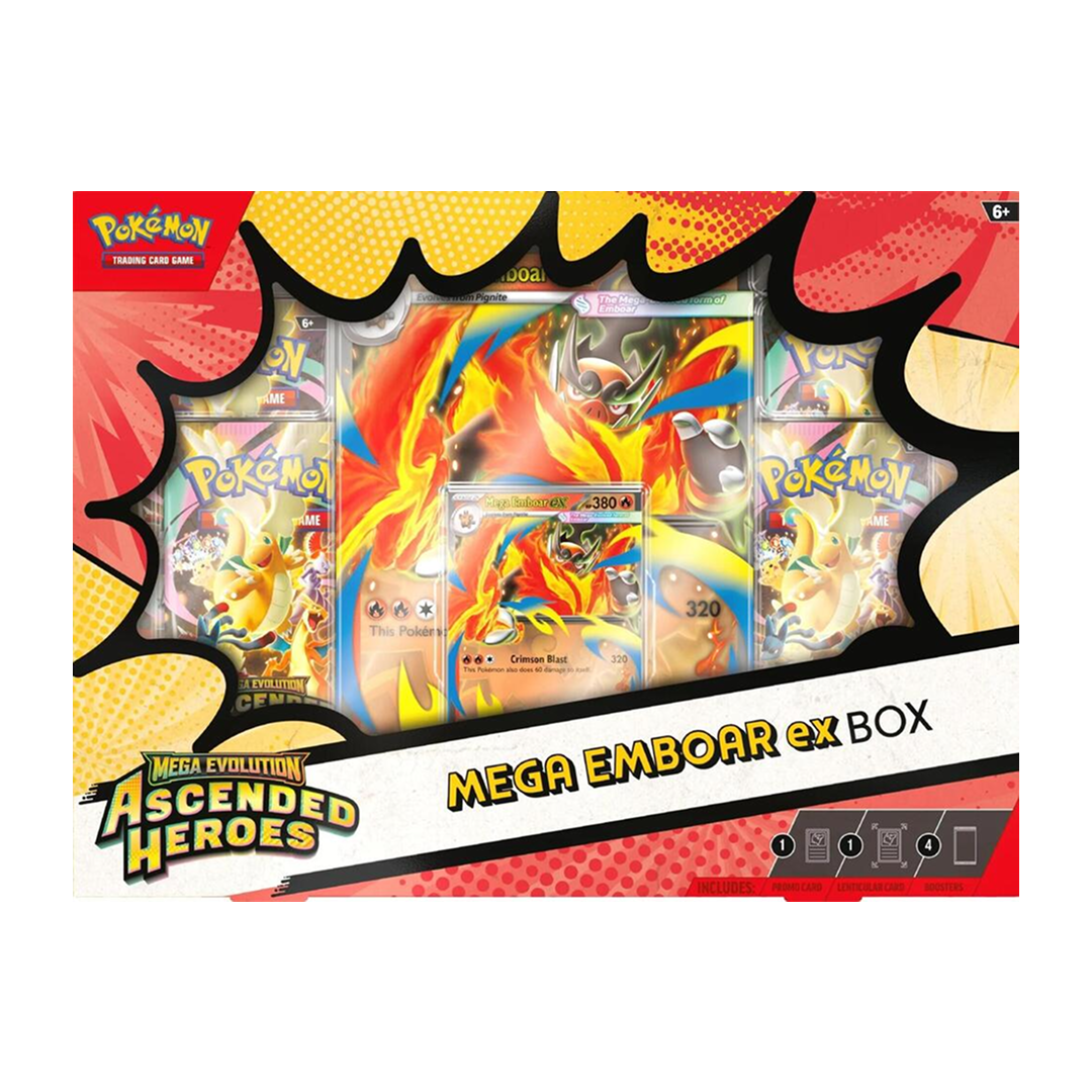 MEGA EMBOAR EX BOX - ASCENDED HEROES
