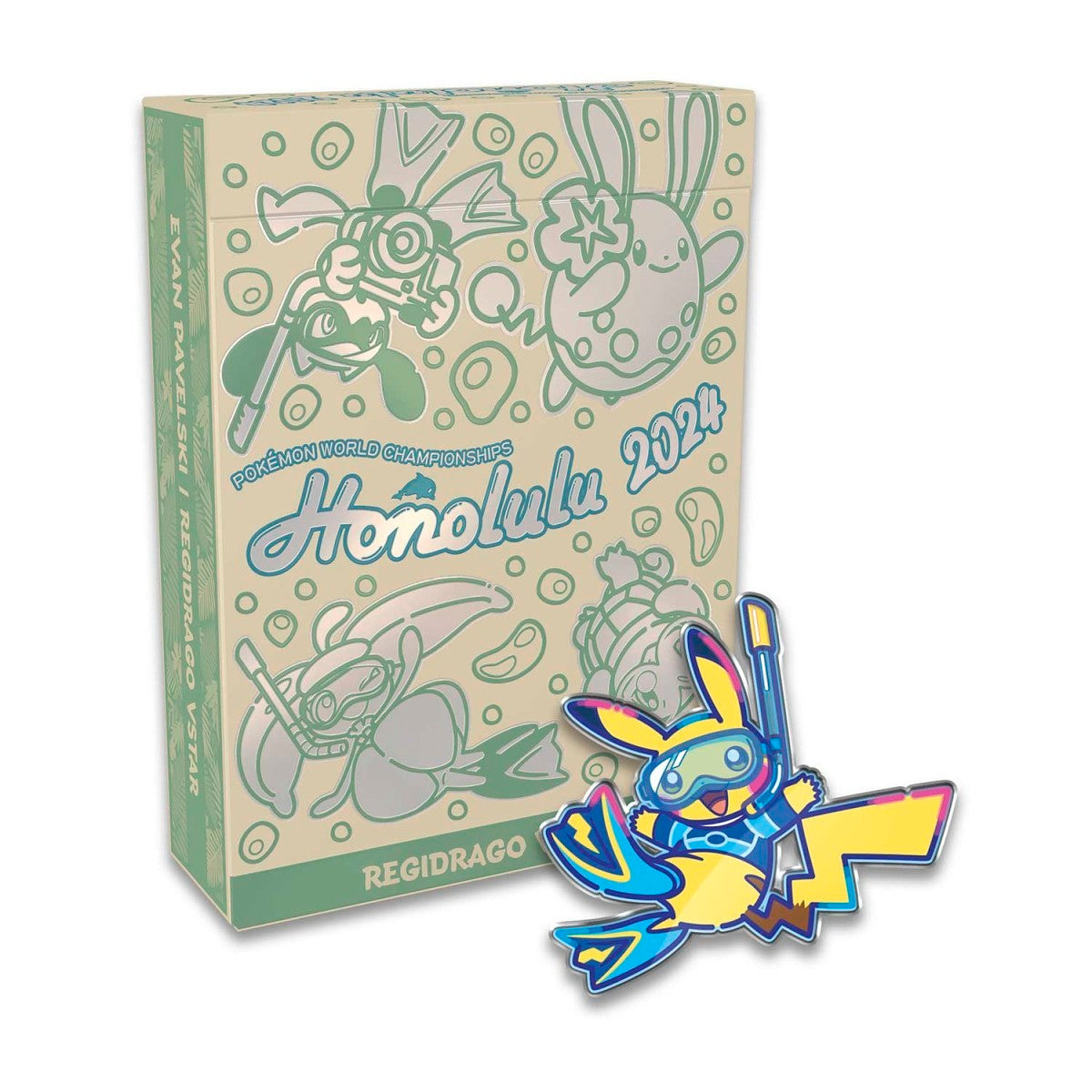 2024 POKÉMON WOLRD CHAMPIONSHIPS DECK - EVAN PAVELSKI, REGIDRAGO VSTAR